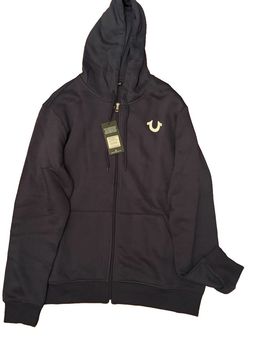 True Religion Men's Zip-Up‎ Hoodie Size XL